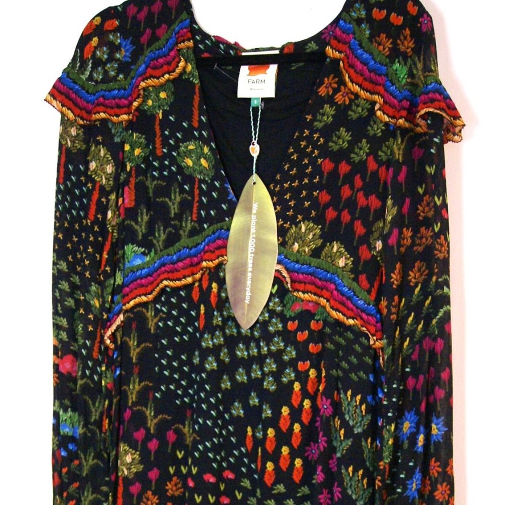 FARM RIO COLORFUL DRESS
